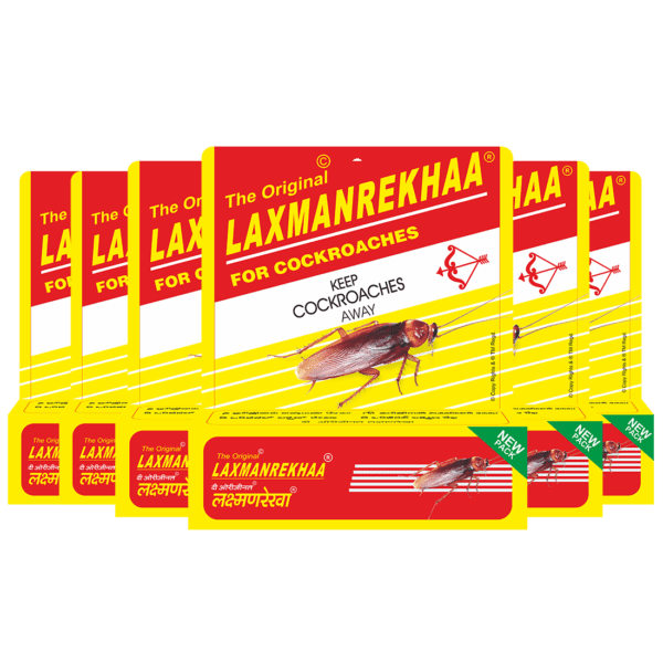 Original LaxmanRekhaa Chalk for Cockroaches and Ants (Pack Of 6)