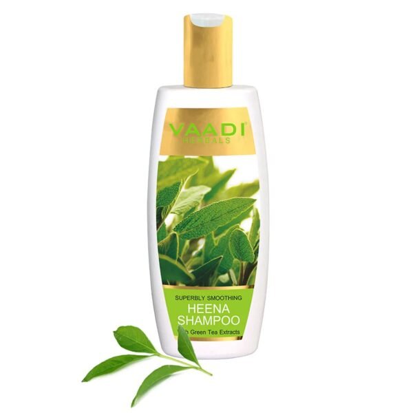 Superbly Smoothing HEENA SHAMPOO with Green Tea Extracts - 350ml