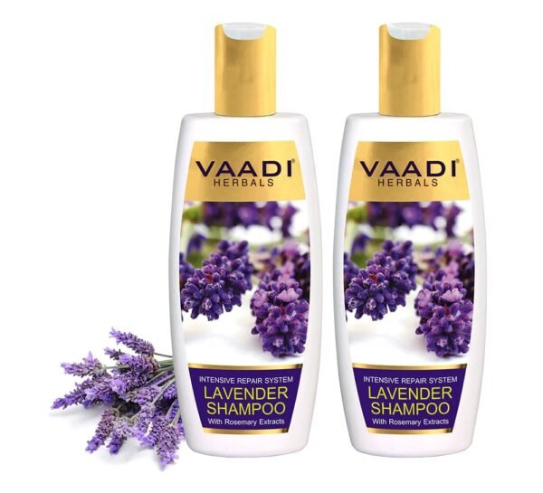 LAVENDER SHAMPOO with Rosemary Extract-Intensive Repair System (350ml x 2)