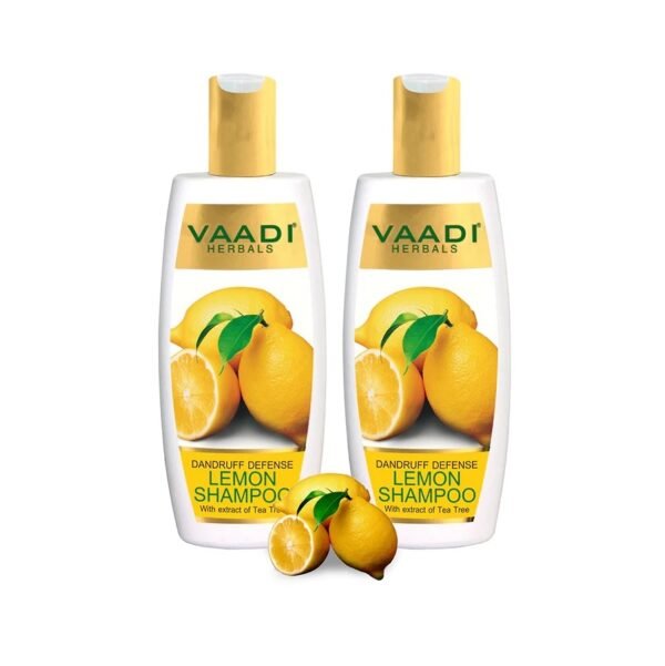 Dandruff Defense LEMON SHAMPOO with extract of Tea Tree (350ml x 2)