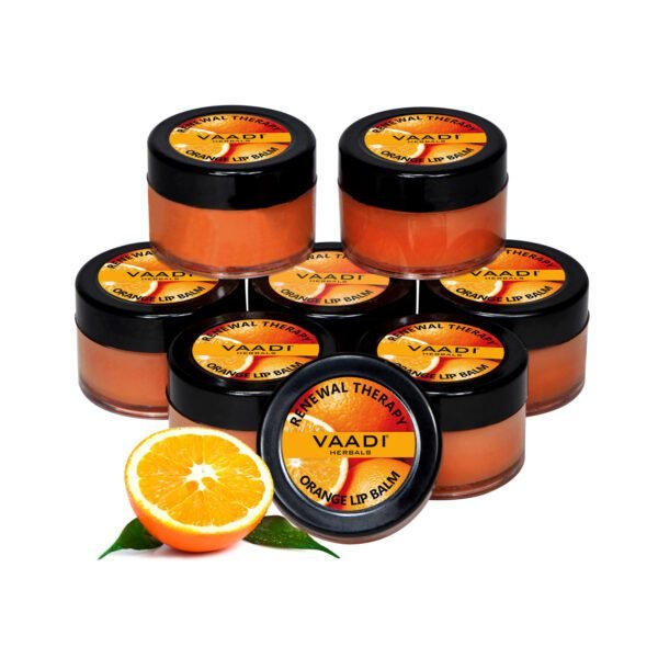 Lip Balm - Orange & Shea Butter (10 gms x 8)