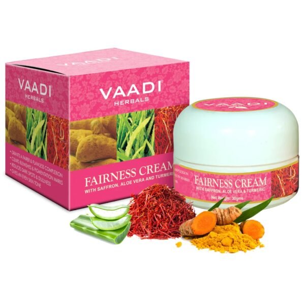 Fairness Cream - Saffron, Aloe Vera & Turmeric Extracts (30 gms)
