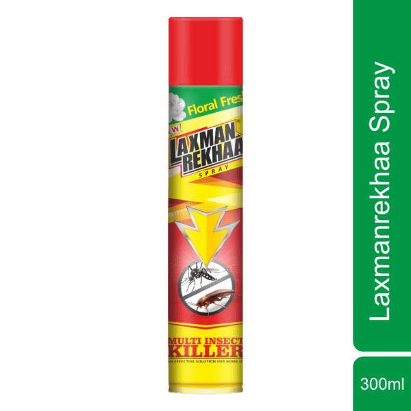 Laxmanrekhaa Multi Insect Spray - Instant Kill Mosquito & Fly Killer Spray (300Ml) - Protection From Dengue & Malaria