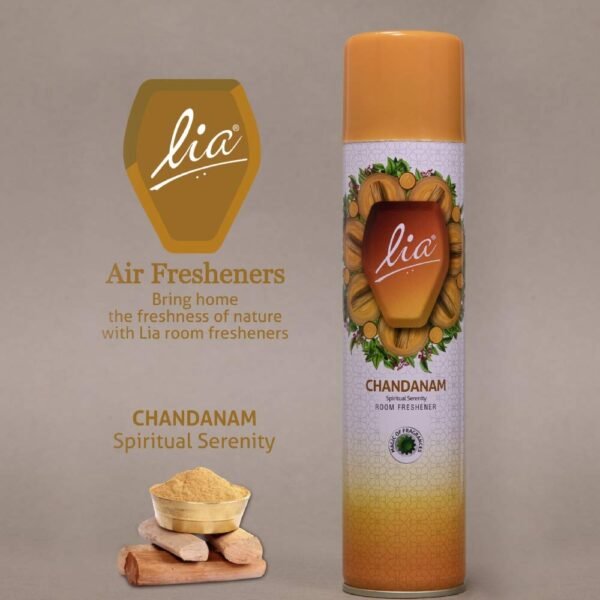 Lia Air Freshener - Chandanam (Sandalwood) Room Freshener Spray