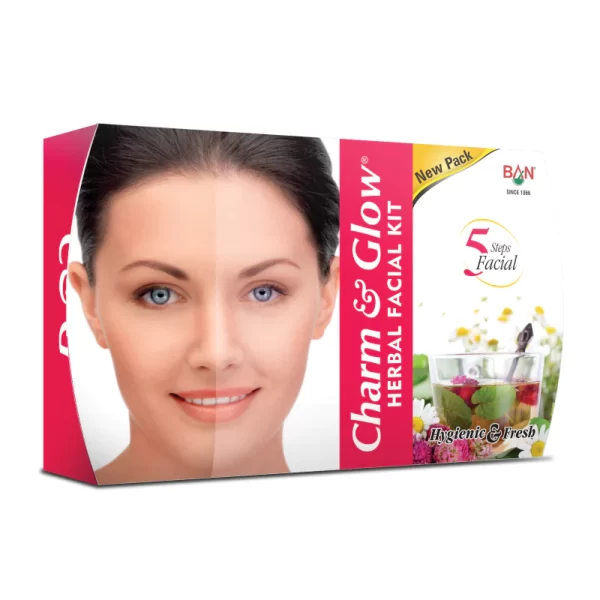 CHARM & GLOW Herbal 5 Steps Face Facial Kit