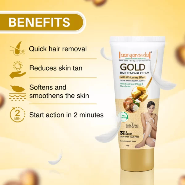 Aryanveda Gold Hair Removal Cream 60gms